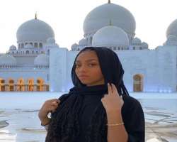 She is a travel enthusiast and visited Sheikh Zayed Mosque in Abu Dhabi, UAE in March of 2020.